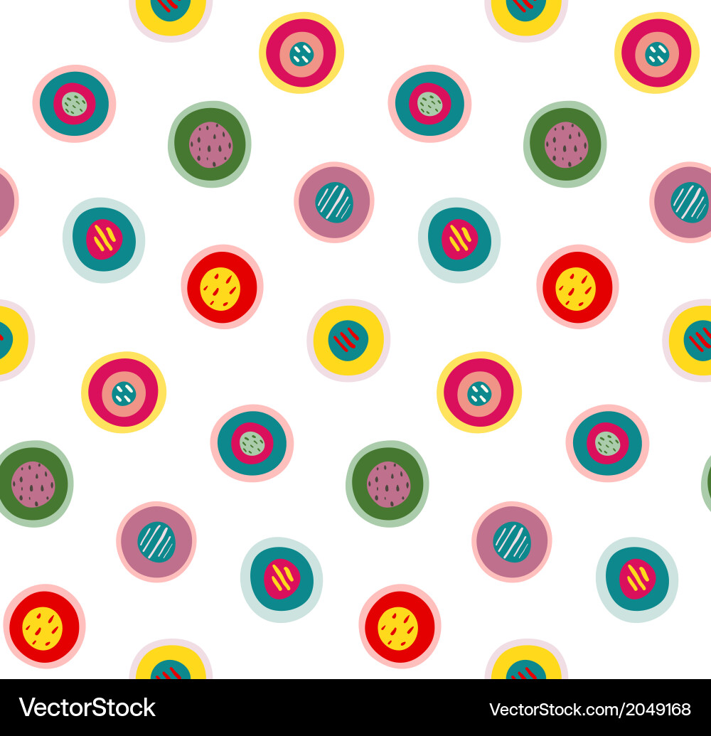 Abstract Circles Pattern vector image