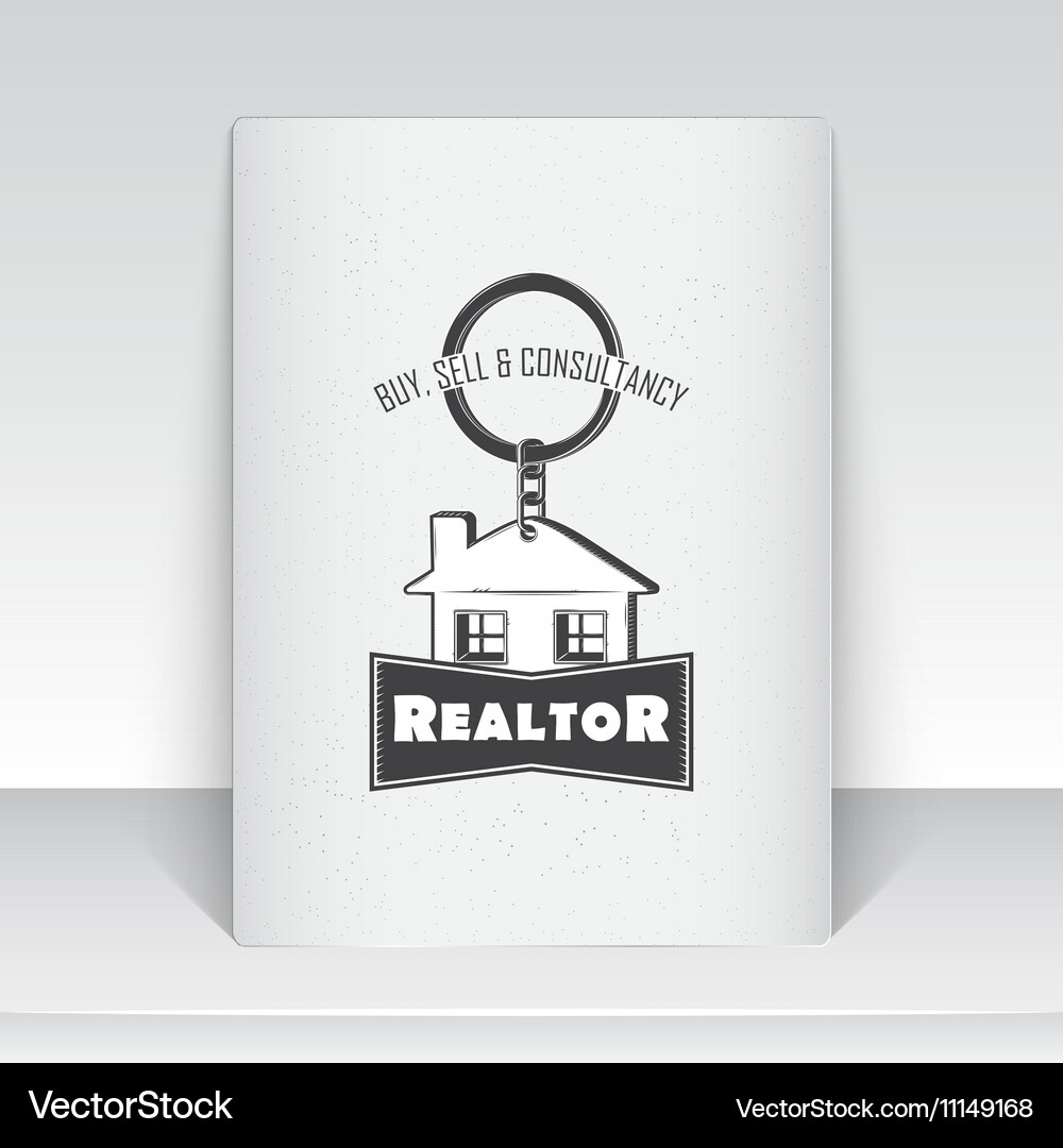 Real estate agency buy sell and consultancy Vector Image