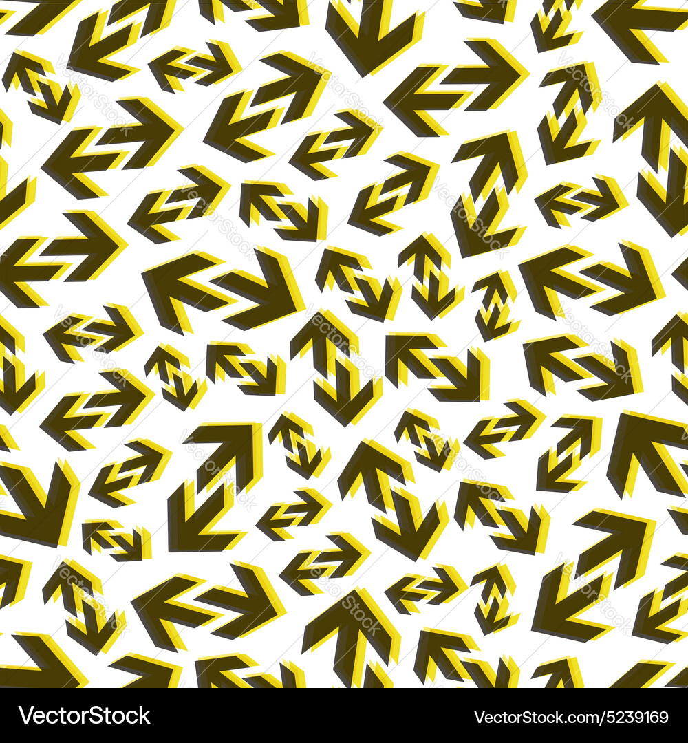Arrows seamless pattern Vector Image