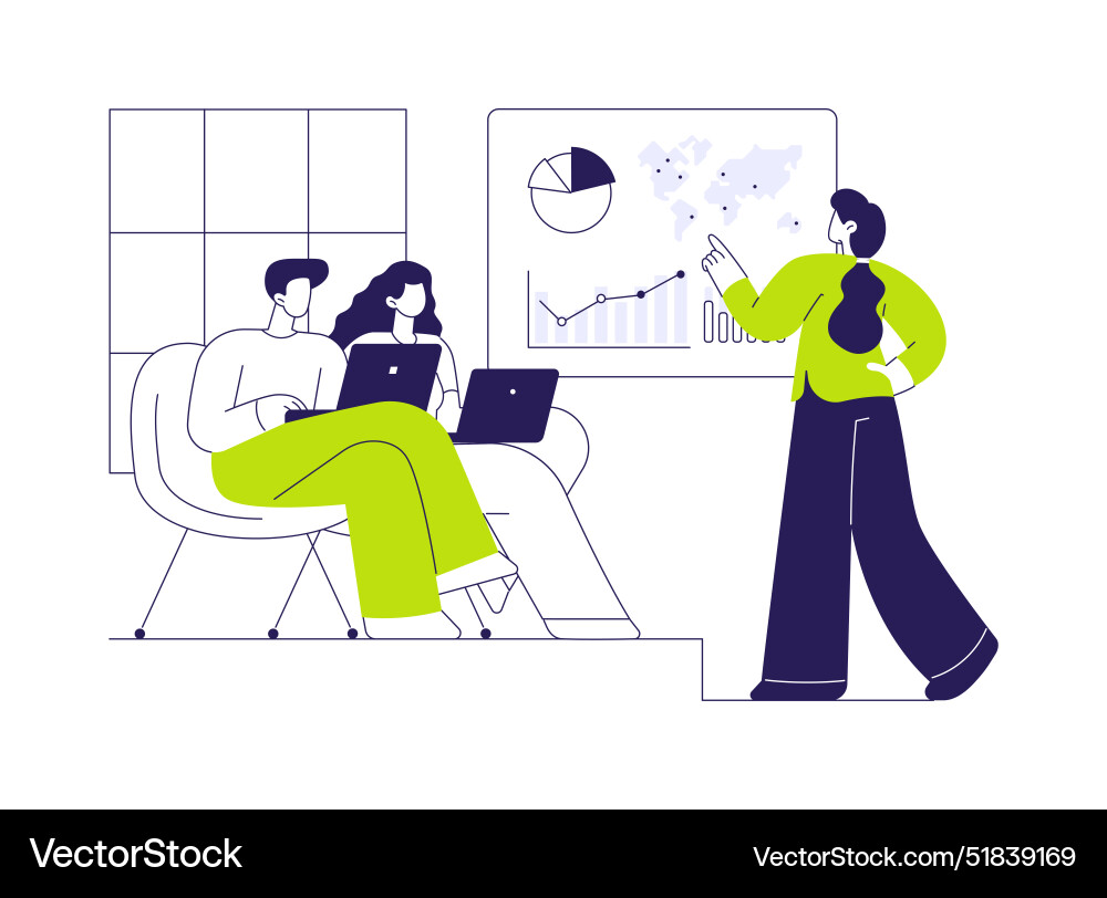 Project implementation abstract concept Project implementation abstract concept vector image