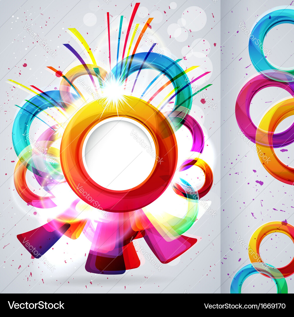Abstract background with design elements Vector Image
