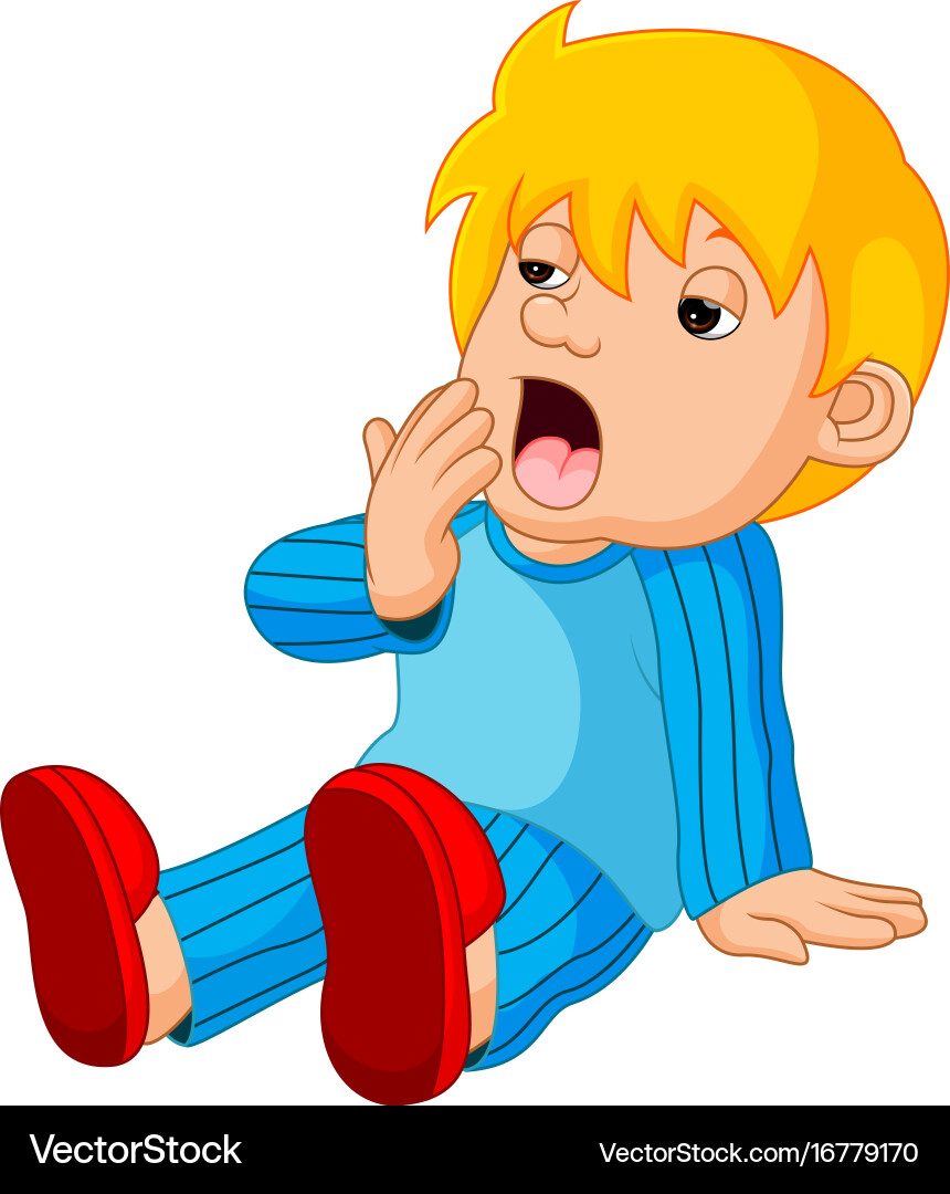 Cute Boy Cartoon Sleepy Royalty Free Vector Image cute-boy-cartoon-sleepy-royalty-free-vector-image