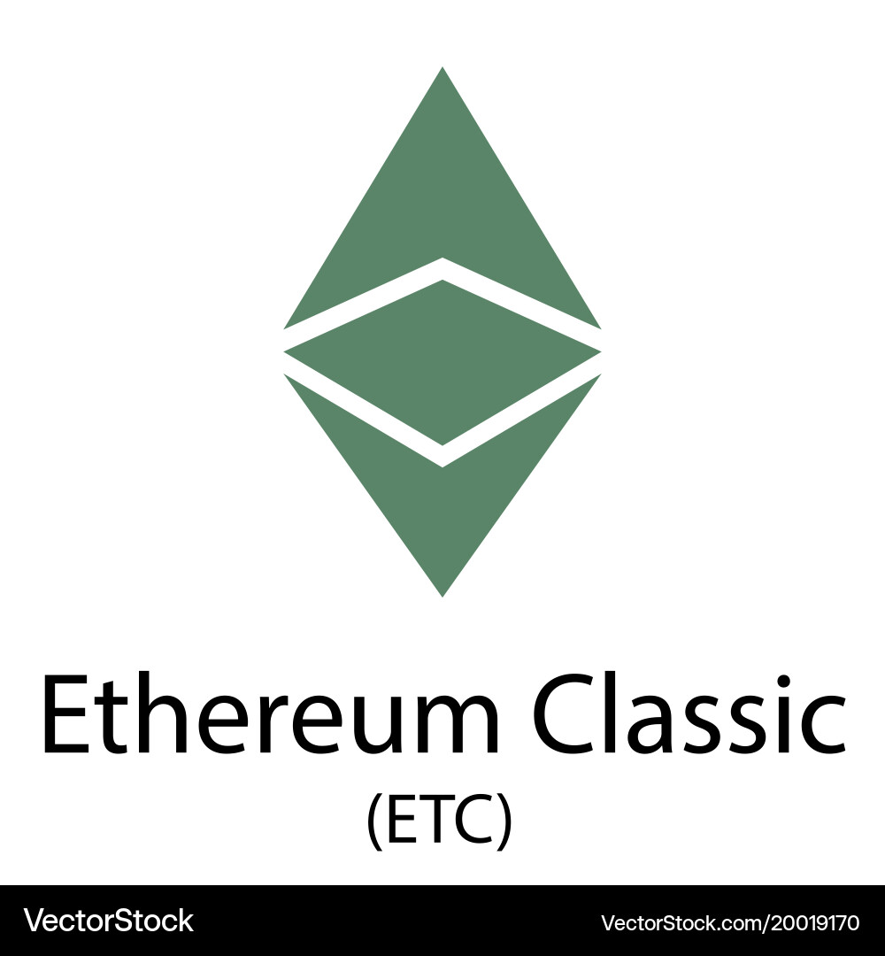 Ethereum Classic Logo – Royalty-Free Vector | VectorStock