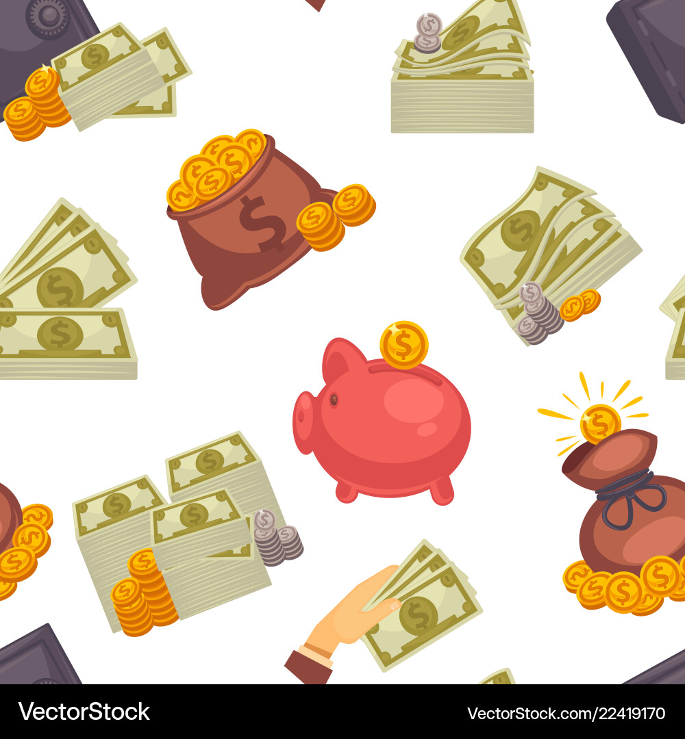 Geld in bargeld american Dollar Banknoten Geld in bargeld american Dollar Banknoten vektorbild