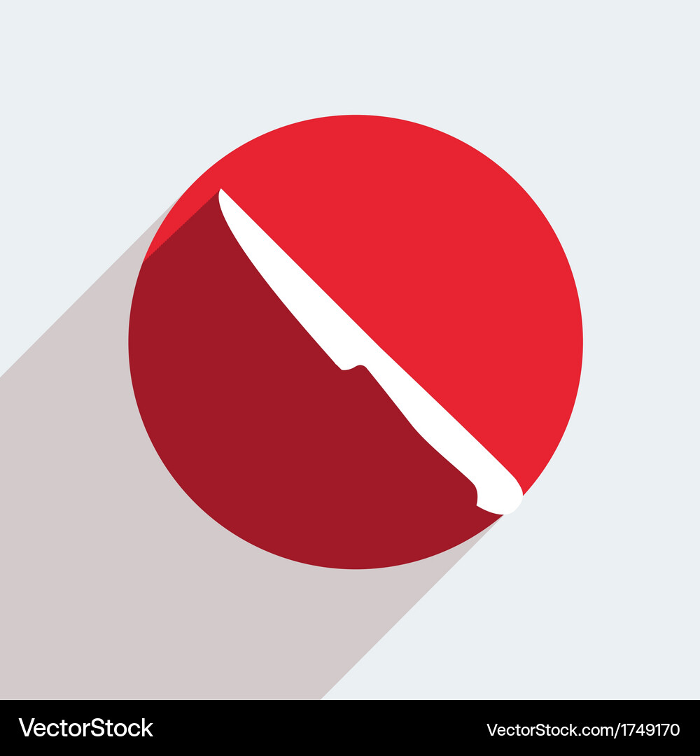 Red circle icon on gray background eps10 Vector Image
