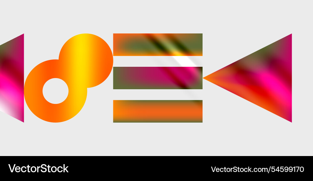 Triangles circles squares rectangles design Triangles circles squares rectangles design Vector Image