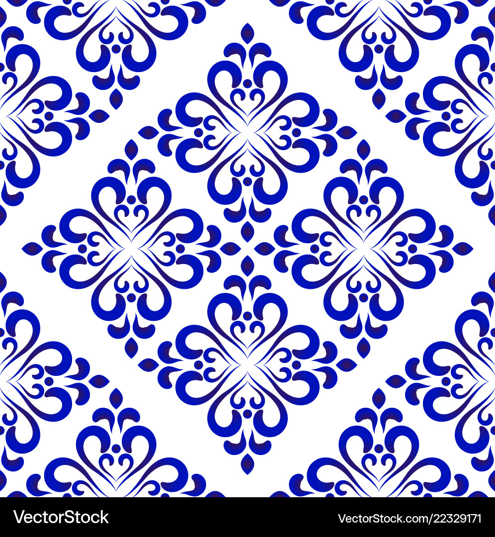 Ceramic tile pattern design Royalty Free Vector Image