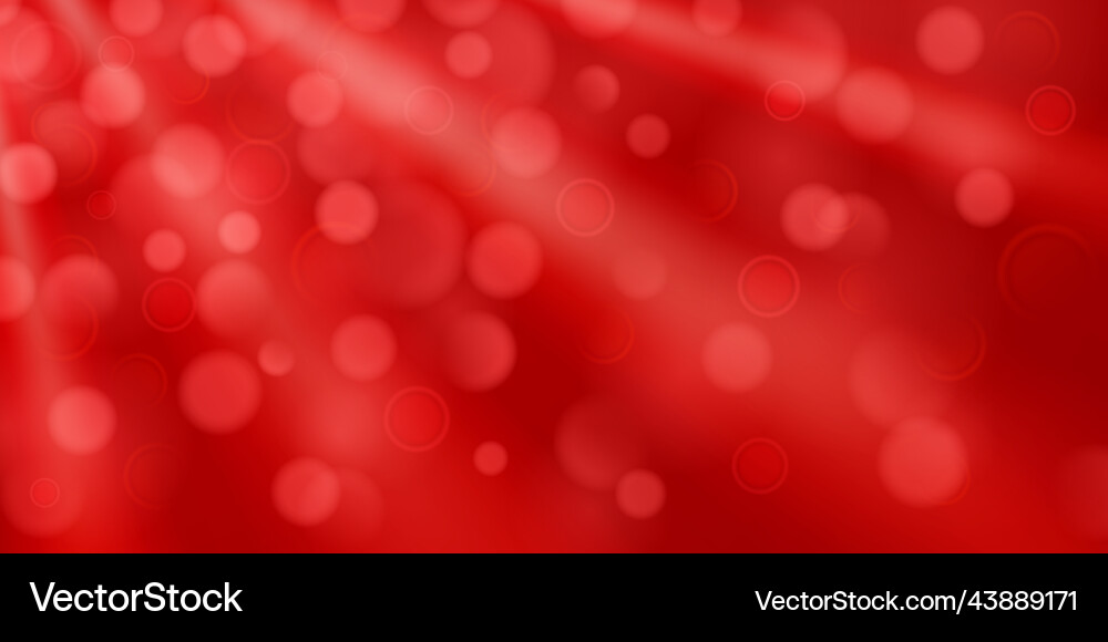 Red Bokeh Abstract Background vector image