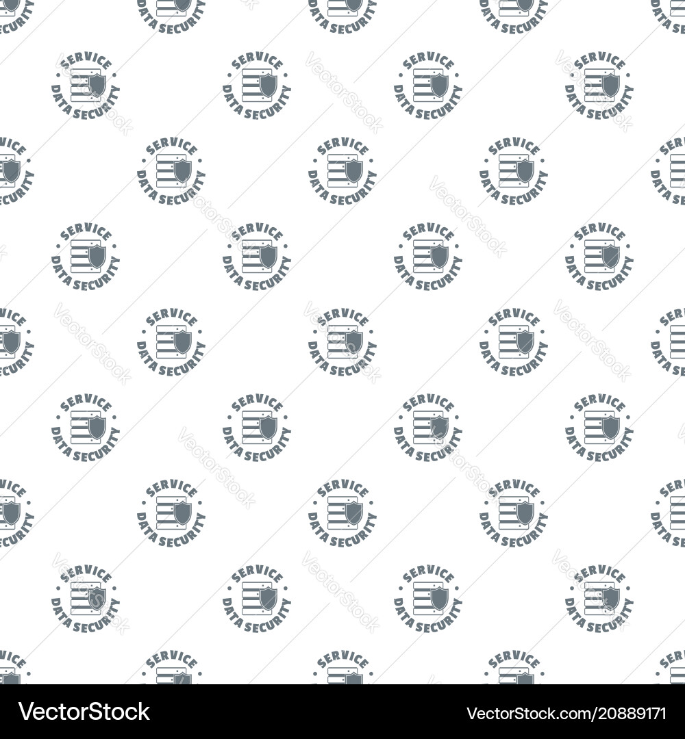 Service data security pattern seamless Service data security pattern seamless vector image