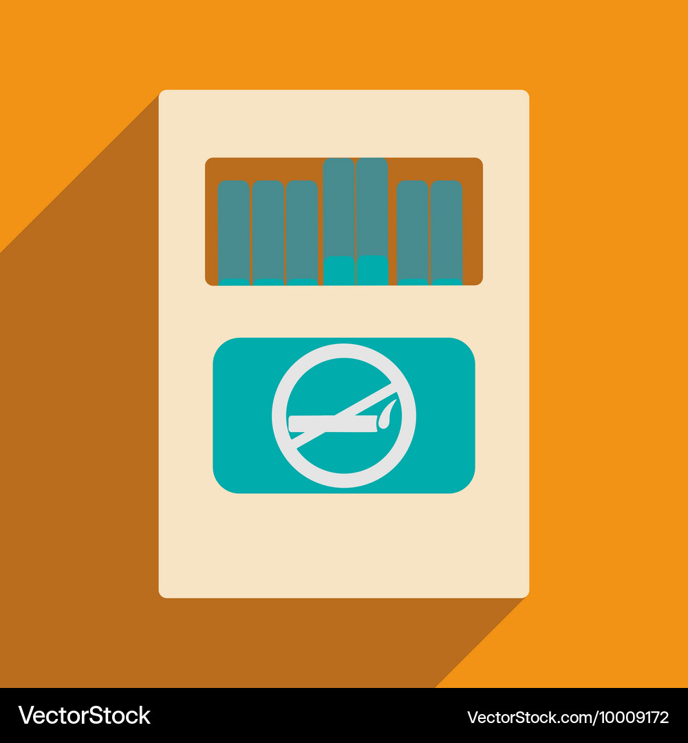 Flat with shadow icon and mobile application pack Vector Image
