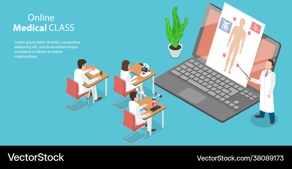 3d isometric flat conceptual Royalty Free Vector Image