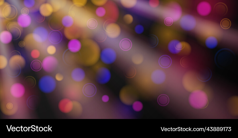 Abstract Bokeh Background Vector Image