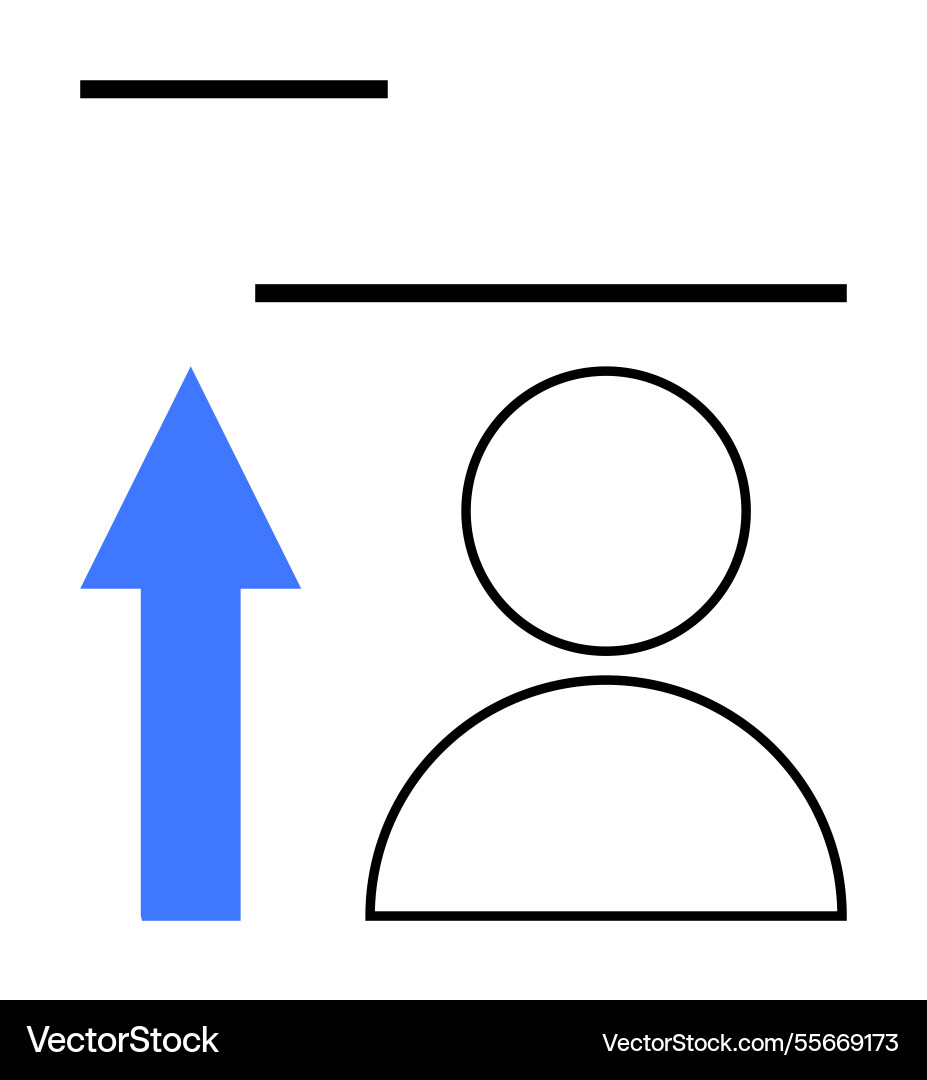 Abstract representation of user profile Abstract representation of user profile Vector Image
