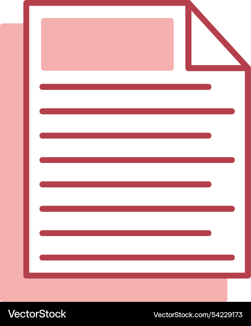 Task line fill icon vector image