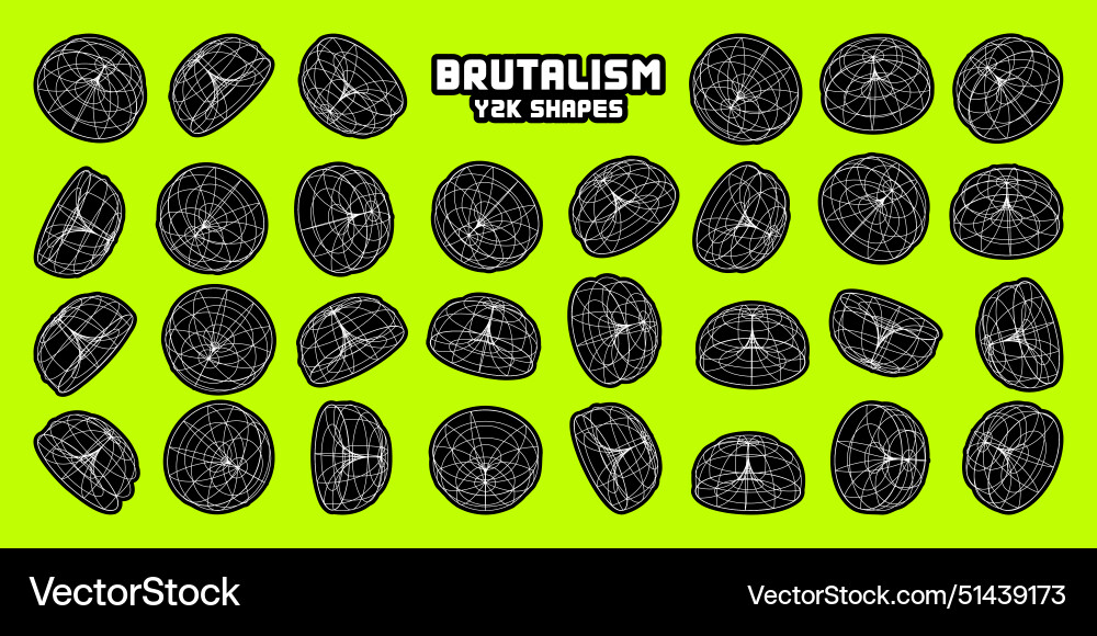 Wireframe lined shapes perspective mesh 3d grid Wireframe lined shapes perspective mesh 3d grid vector image