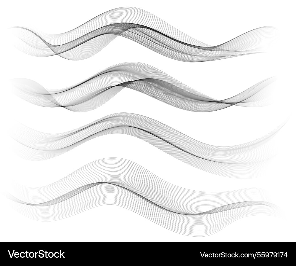 Abstract background transparent waved Abstract background transparent waved vector image