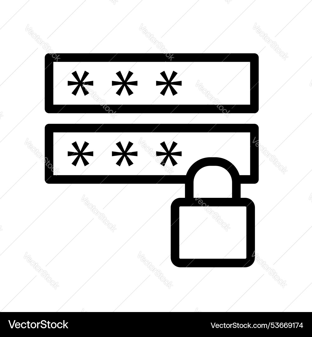 Code icon outline style design isolated on white vector image