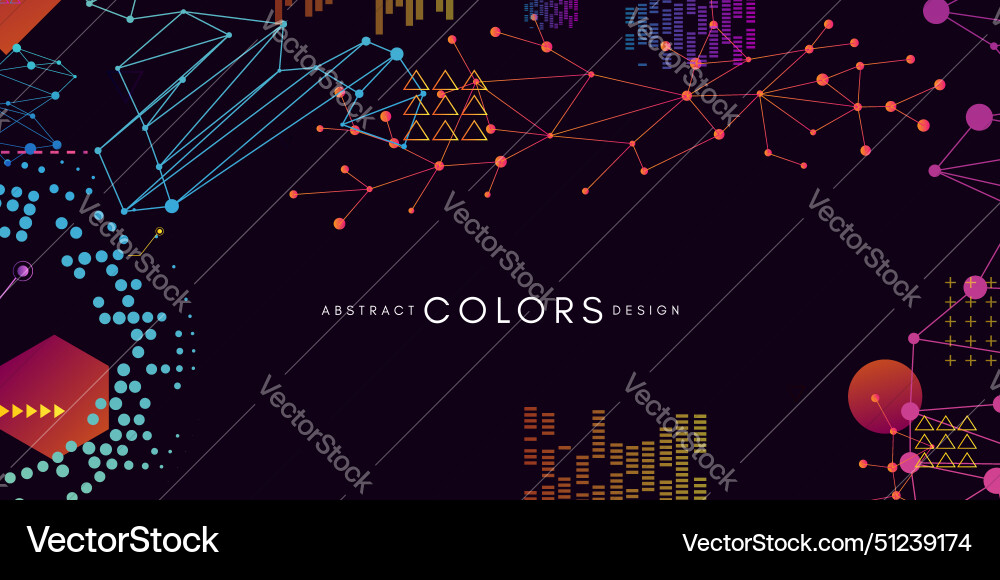 Futuristic tech style horizontal background Futuristic tech style horizontal background vector image