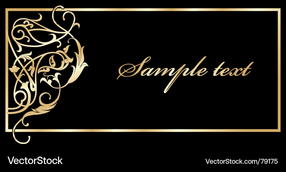 Elegant Floral Frame Vector Image