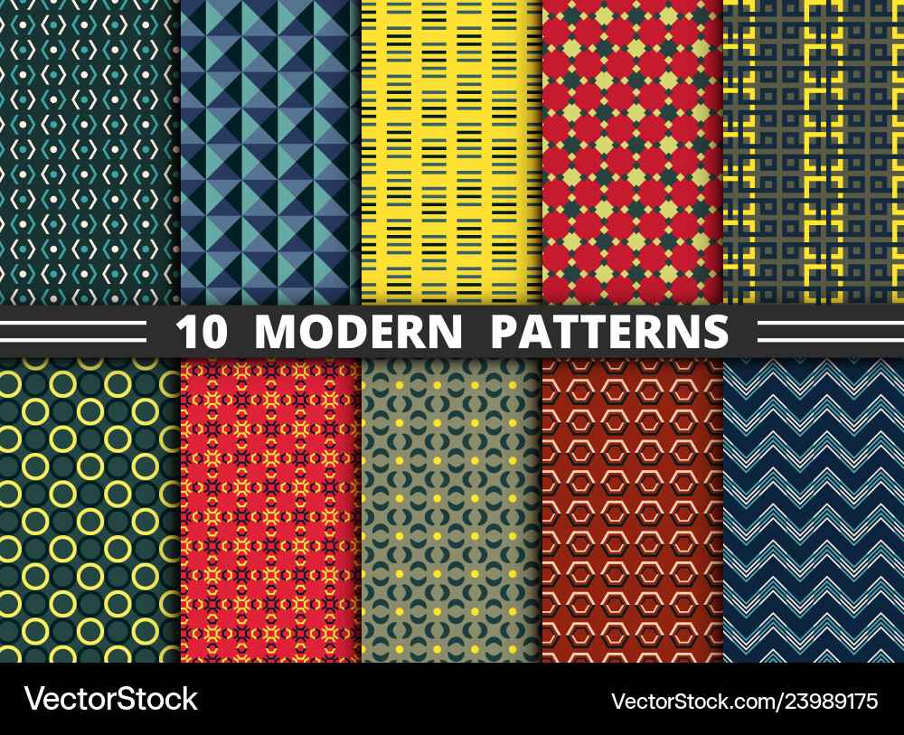 Geometric Modern Pattern vector image