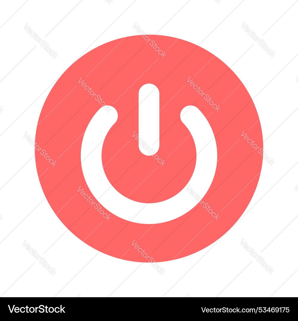 Power button Vector Image