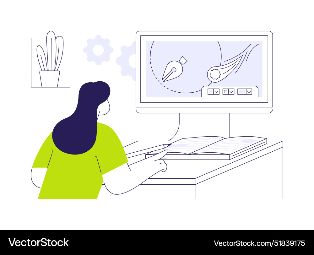 Visual design abstract concept Visual design abstract concept vector image