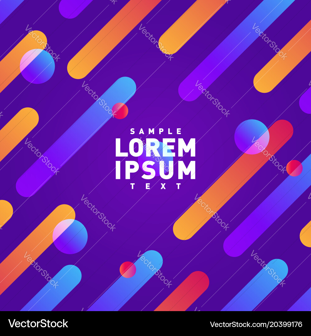 Abstract motion pattern rounded diagonal lines vector image