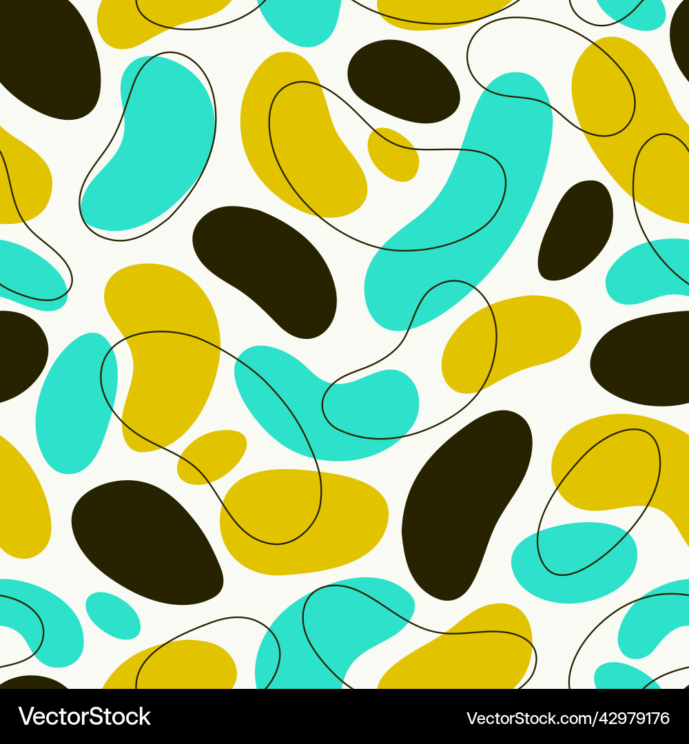 Colourful splash abstract seamless pattern Vector Image
