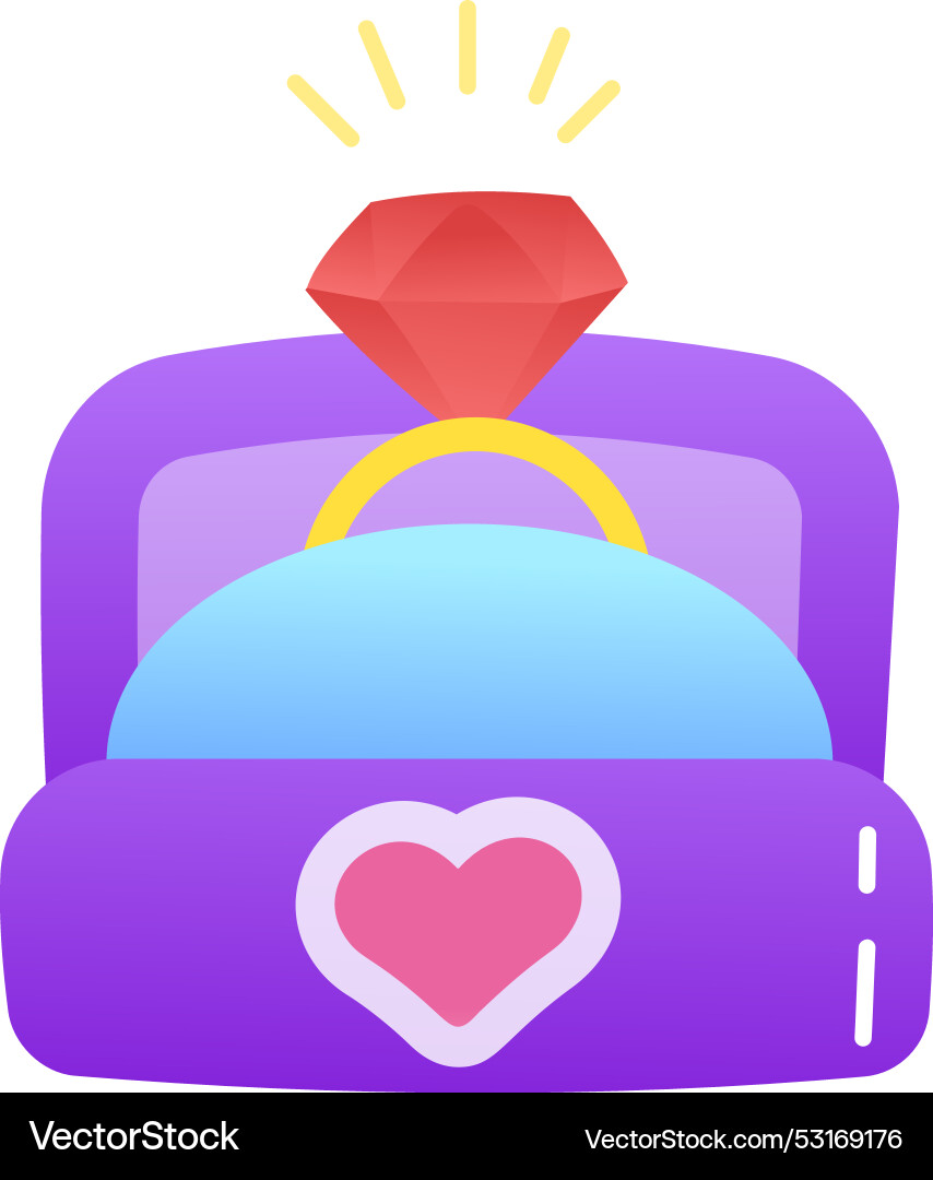 Diamond ring Royalty Free Vector Image - VectorStock