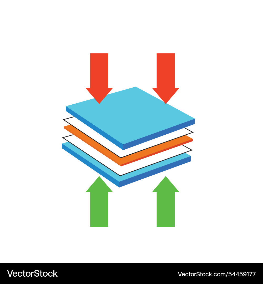 Fabric structure material isolated vector image