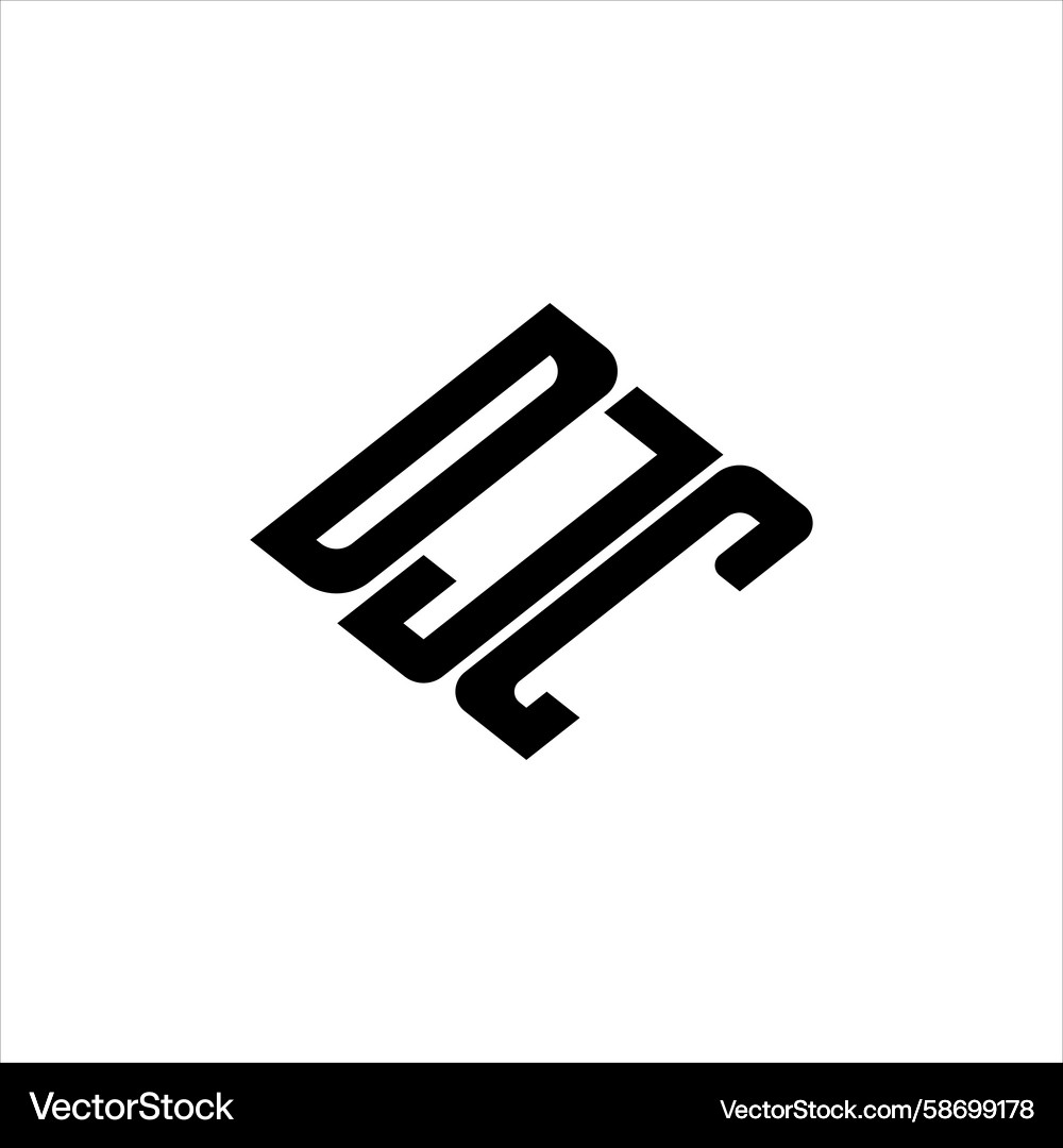 Modern abstract djc logo design featuring Modern abstract djc logo design featuring Vector Image