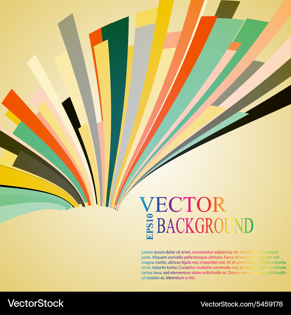 Moving colorful abstract background Vector Image