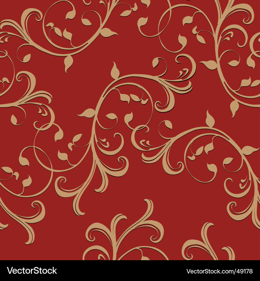 Seamless wallpaper Royalty Free Vector Image - VectorStock