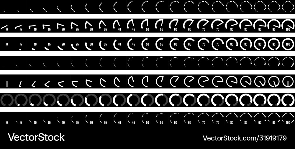 Animated preloader collection Animated preloader collection vector image
