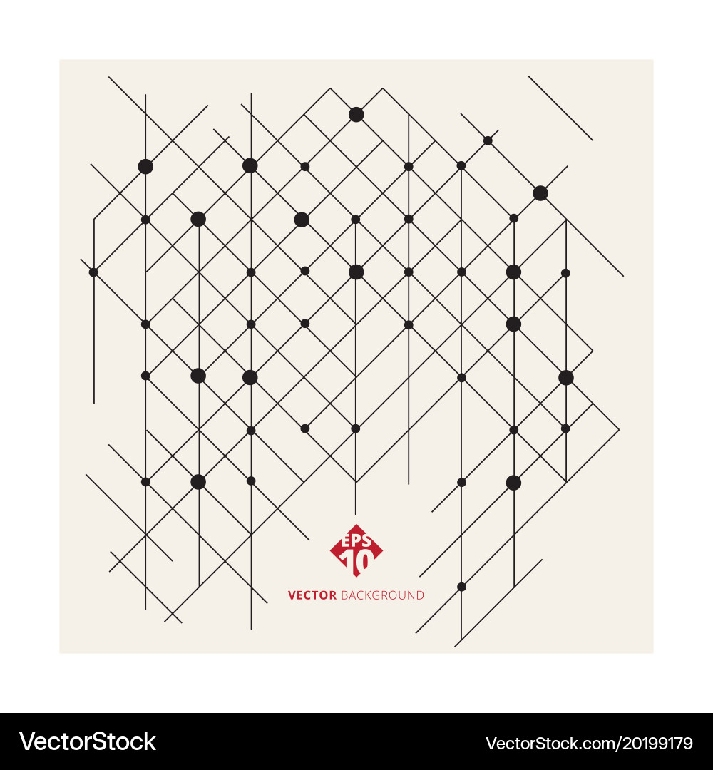 Geometric Line Pattern - Modern Abstract Vector Image