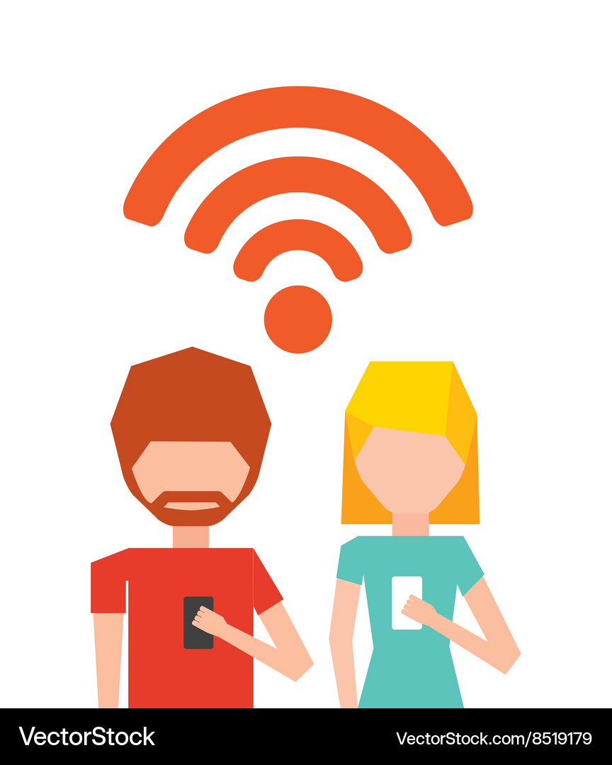 Wifi connection design Vector Image