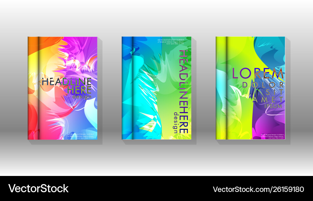 Abstract Colorful Splash Background Vector Image