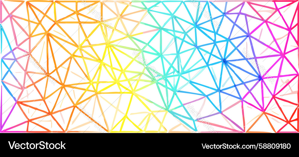 Dynamic Geometric Mesh Pattern Vector Image