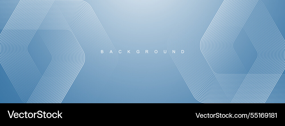 Abstract Hexagon Line Background Vector Image