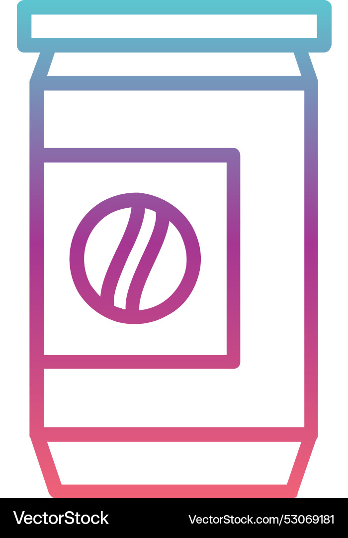 Cola line gradient design Vector Image