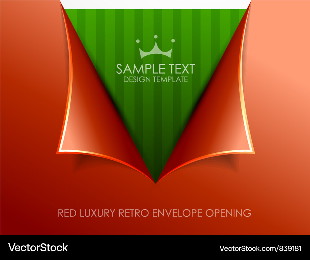 Red Envelope Opening Background Vector Image