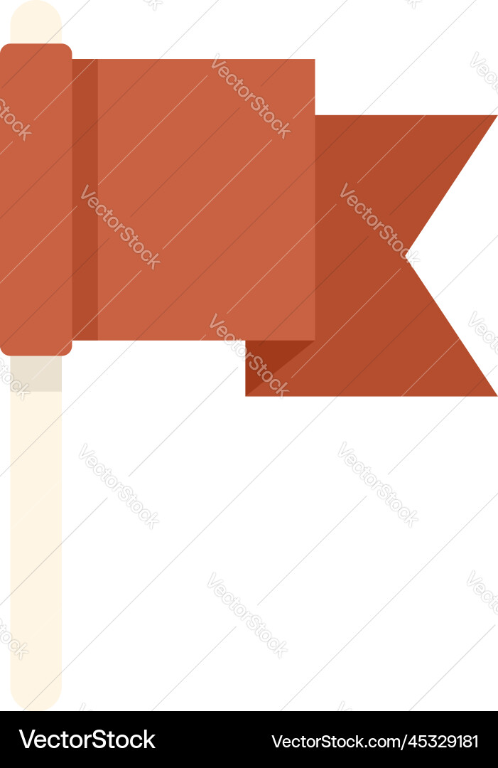 Web flag icon flat app interface Vector Image