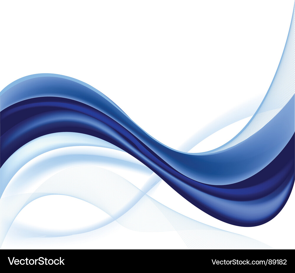 Oceanic Flow Vector Image