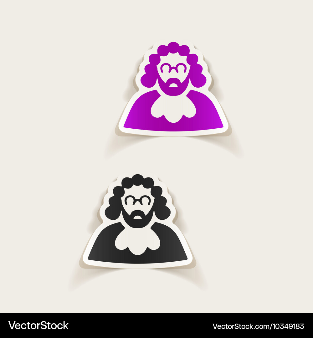 Realistic design element judge Vector Image