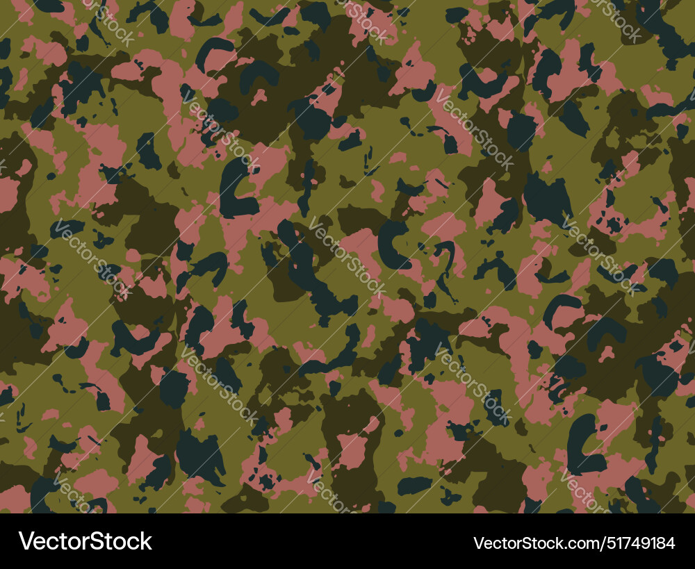 Green brown camouflage pattern Royalty Free Vector Image