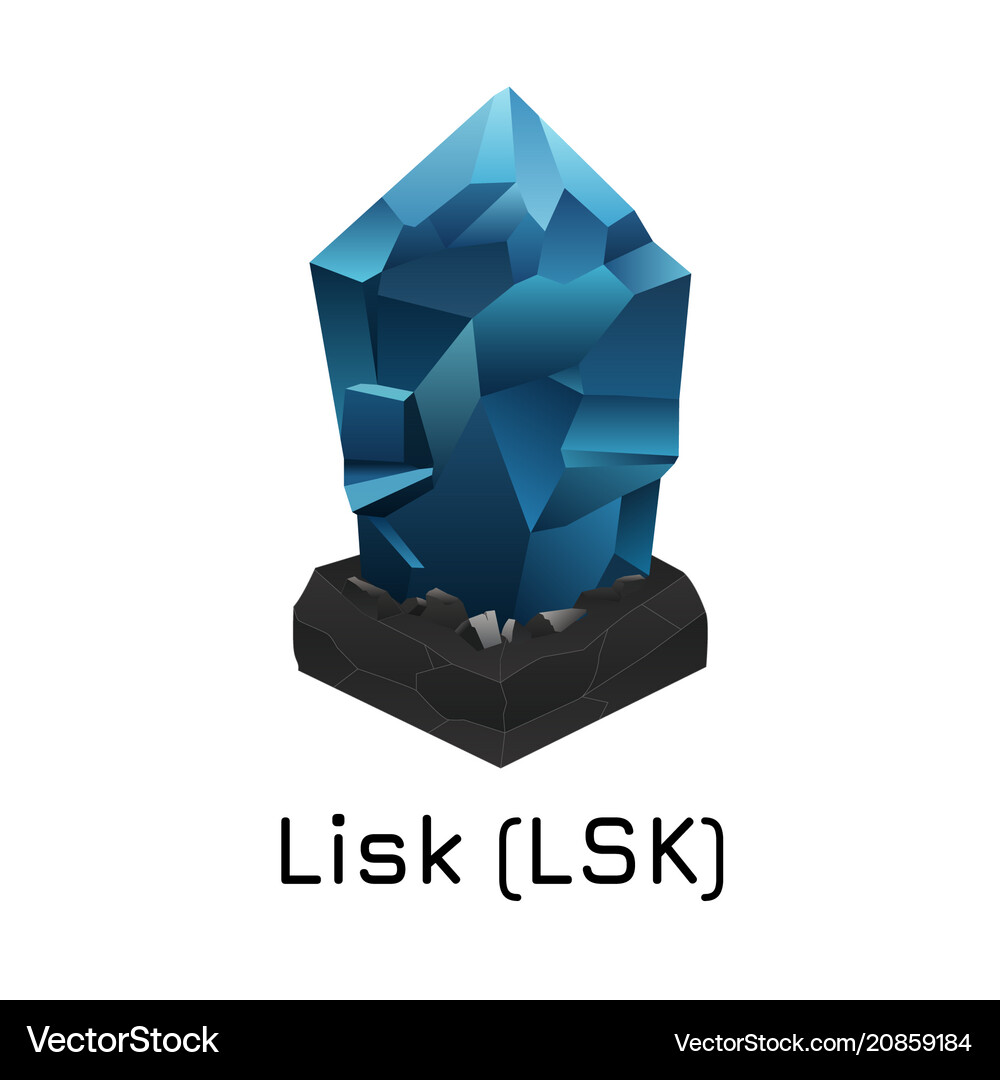 Lisk lsk crypto coin icon – Royalty-Free Vector | VectorStock