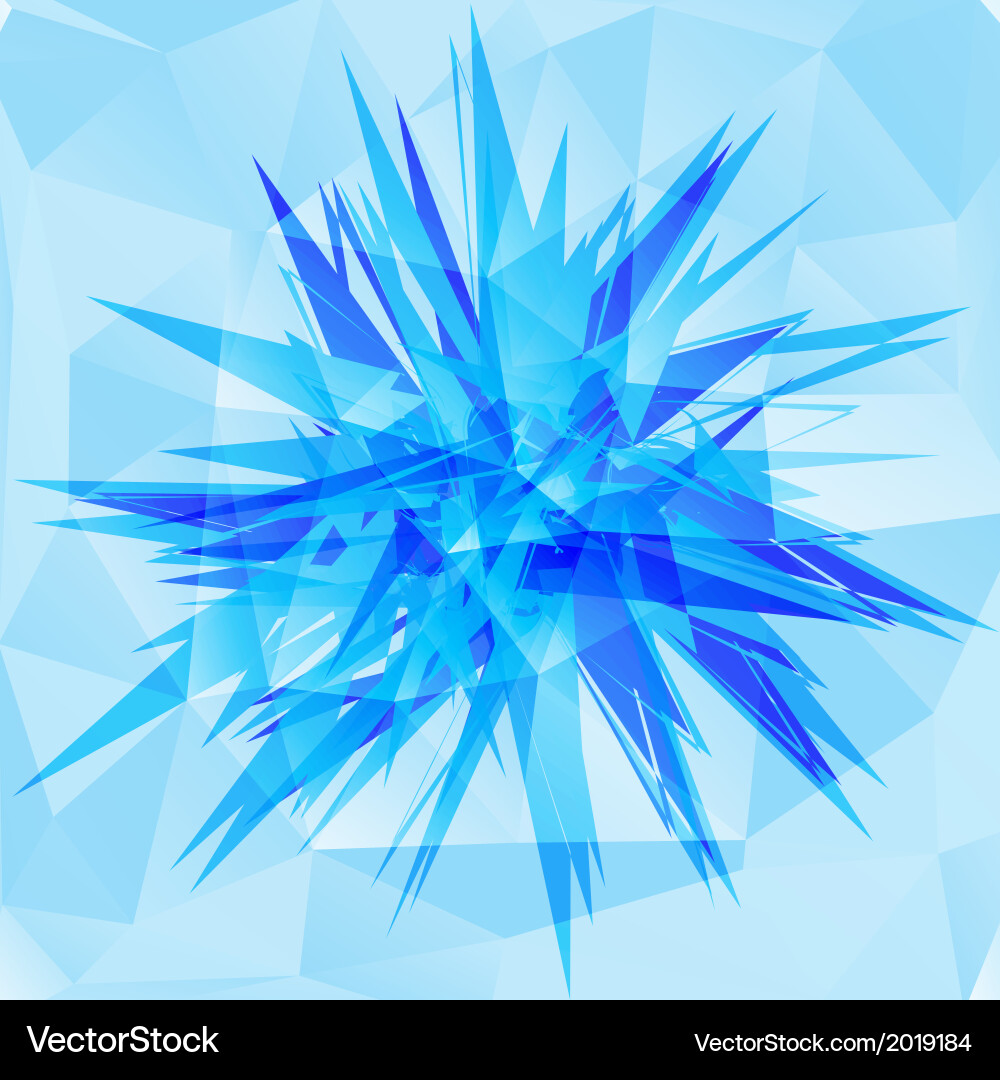 Polygon sharp object vector image