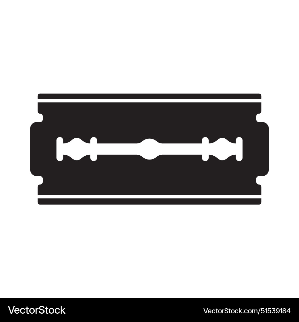 Razor blade icon symbol Royalty Free Vector Image