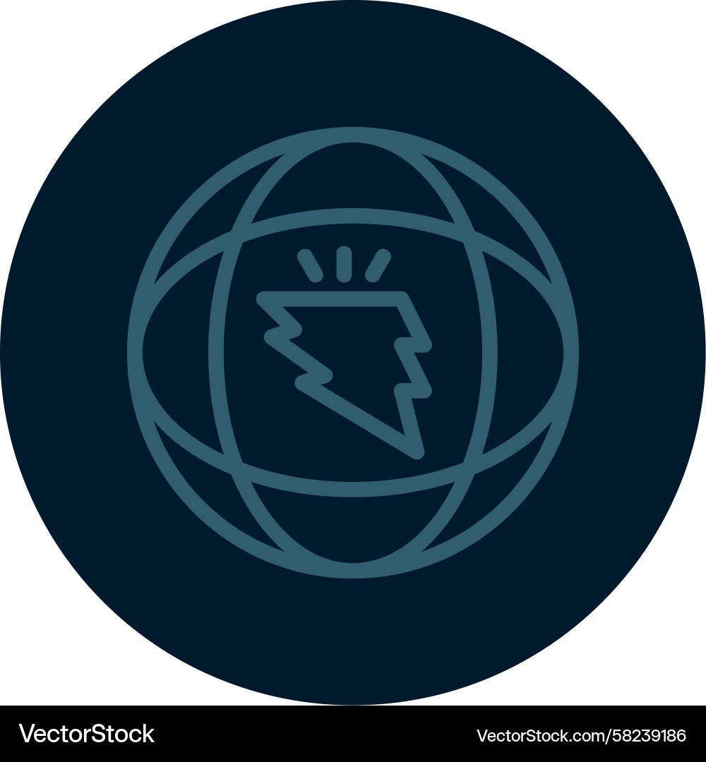 Swift Multi Color Line Icon Vector Image