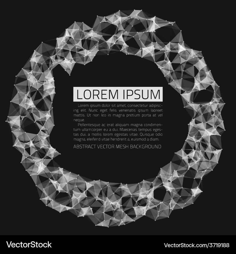 Dynamic Mesh Background Vector Image